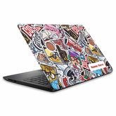 Cartoon Art Custom Name Laptop Skin